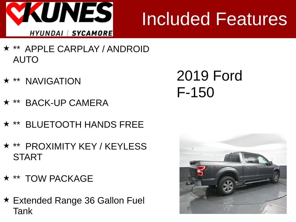 Used 2019 Ford F-150 XLT Truck
