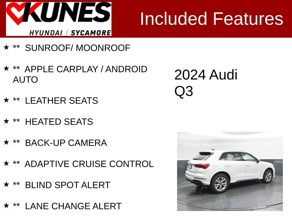 Used 2024 Audi Q3 Premium SUV