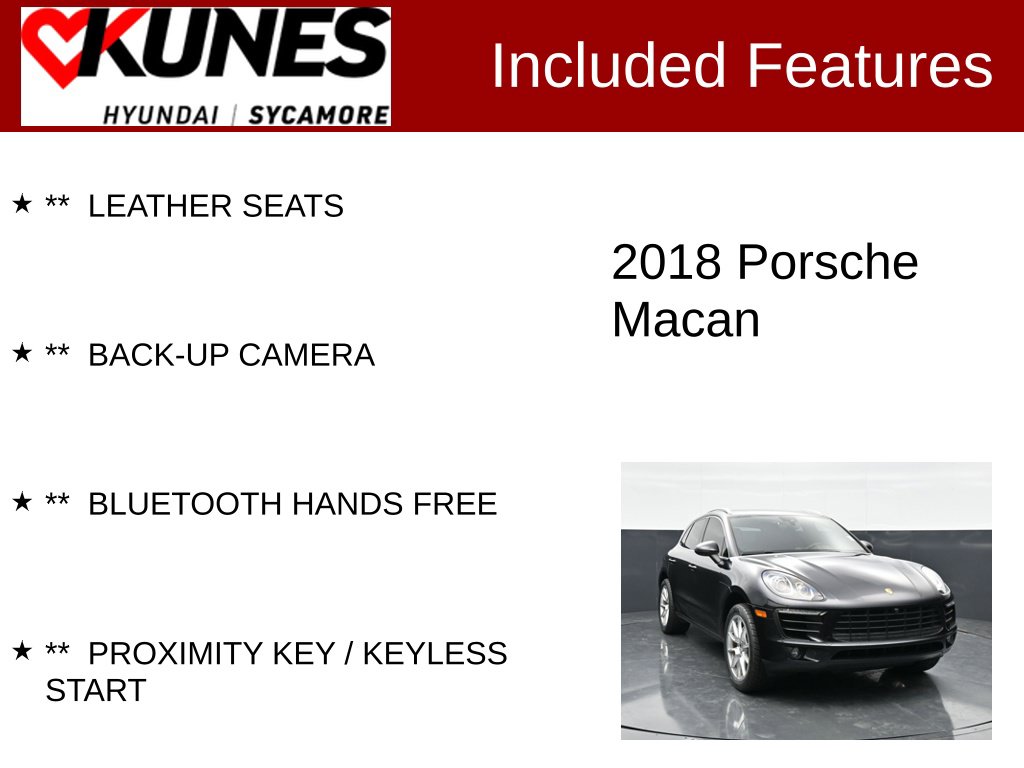 Used 2018 Porsche Macan S SUV