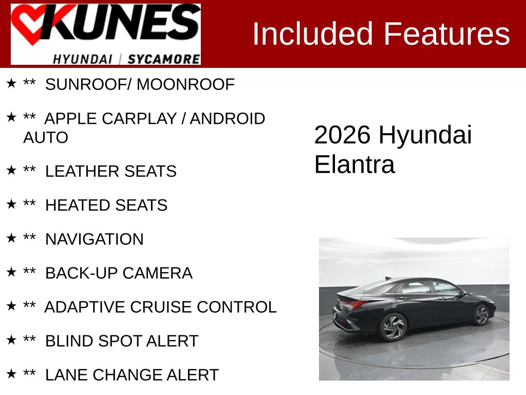 Used 2026 Hyundai Elantra Hybrid Limited Sedan