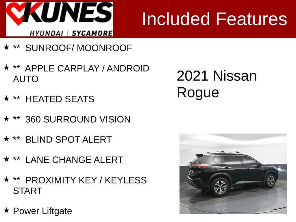 Used 2021 Nissan Rogue SV SUV