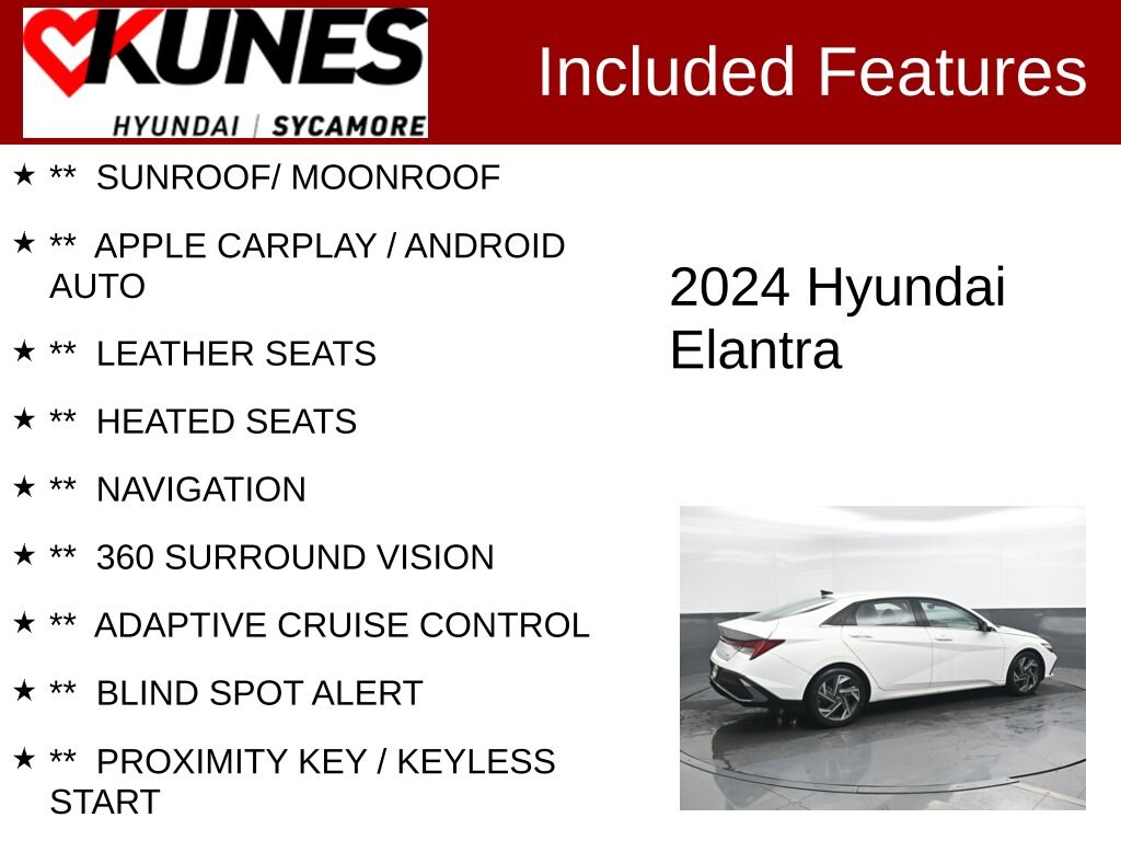Used 2024 Hyundai Elantra Limited Sedan