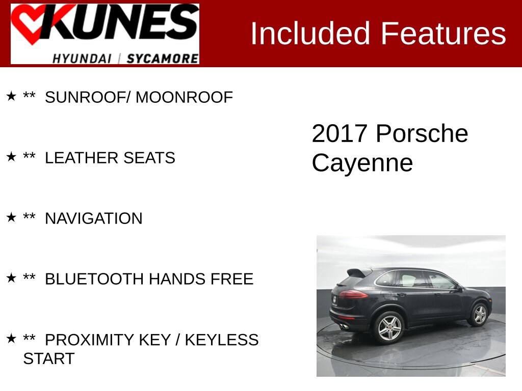 Used 2017 Porsche Cayenne S SUV