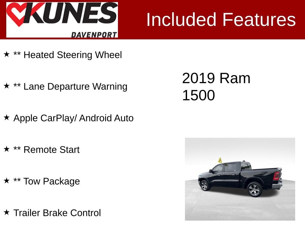 Used 2019 Ram 1500 Laramie Truck Crew Cab
