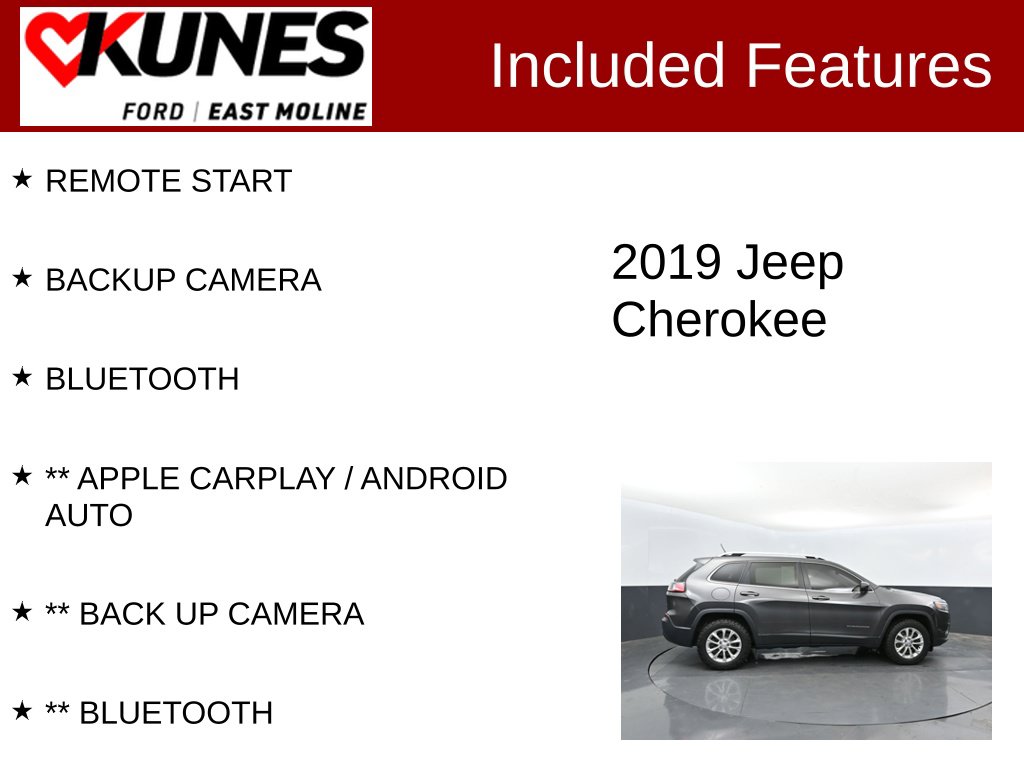 Used 2019 Jeep Cherokee Latitude SUV