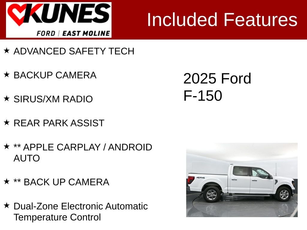 Used 2025 Ford F-150 XLT Truck SuperCrew Cab