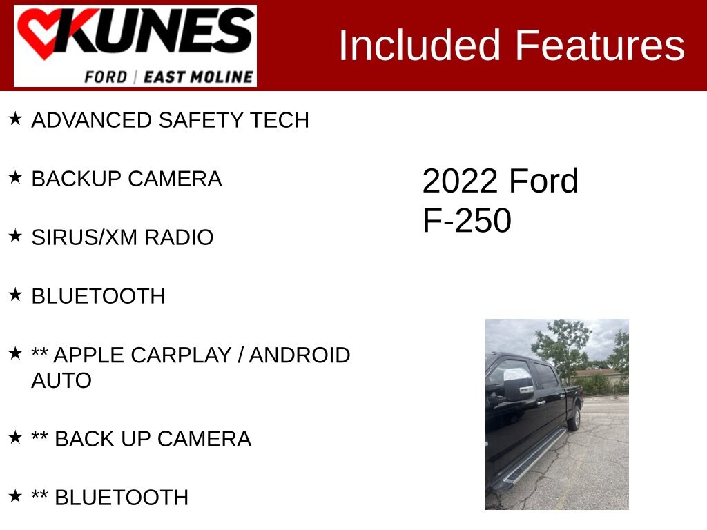 Used 2022 Ford F-250 XLT Truck Crew Cab