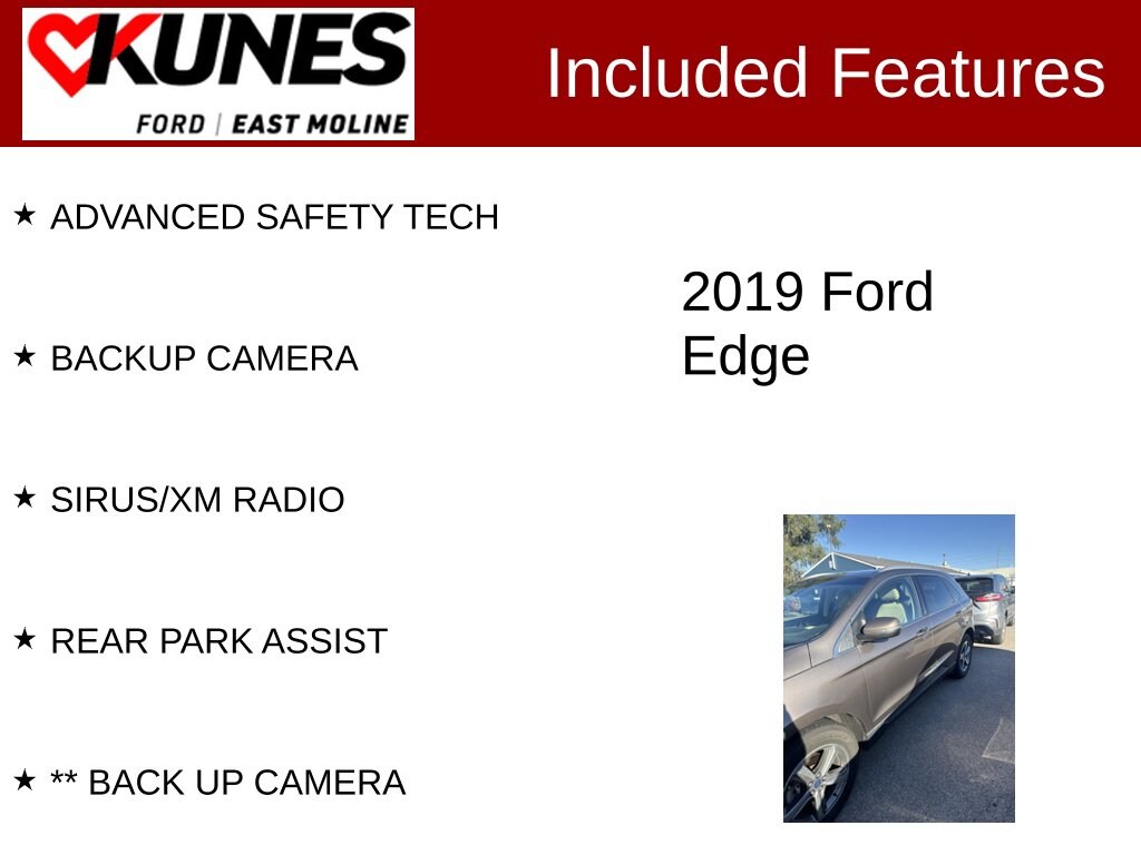 Used 2019 Ford Edge SEL SUV