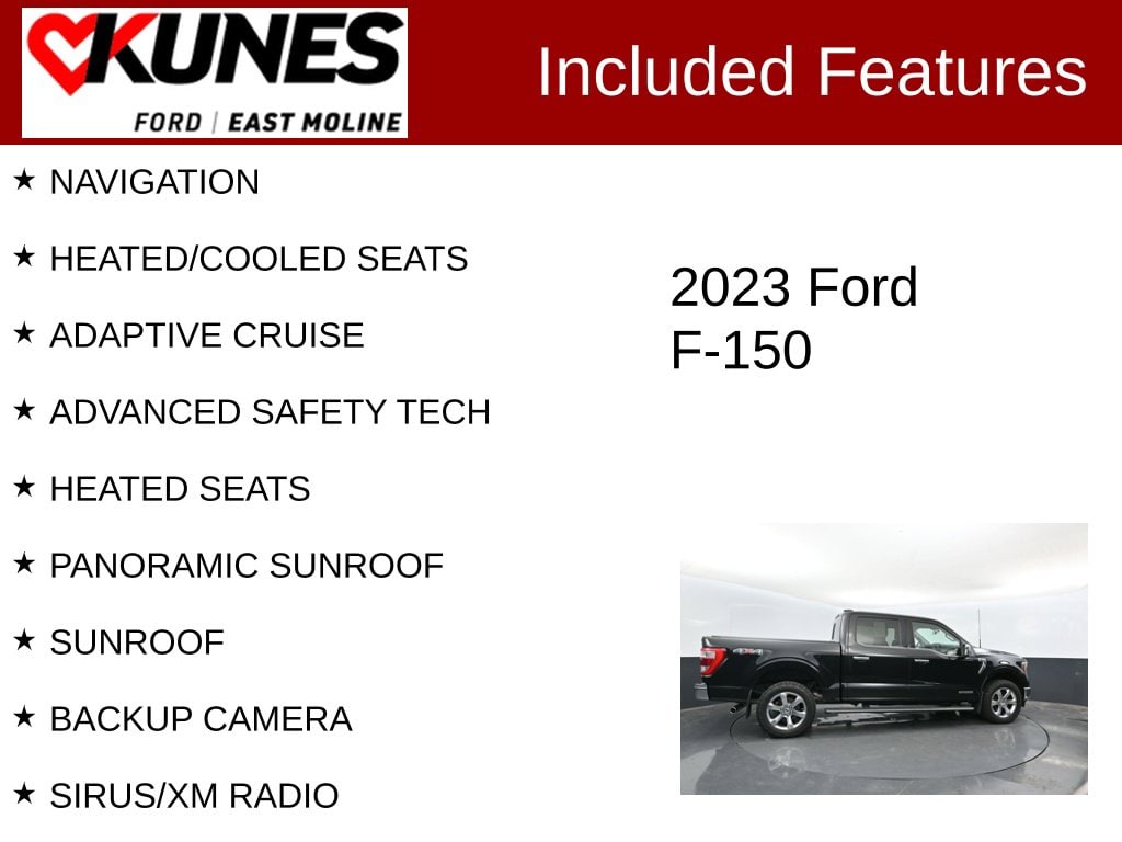 Used 2023 Ford F-150 Lariat Truck SuperCrew Cab
