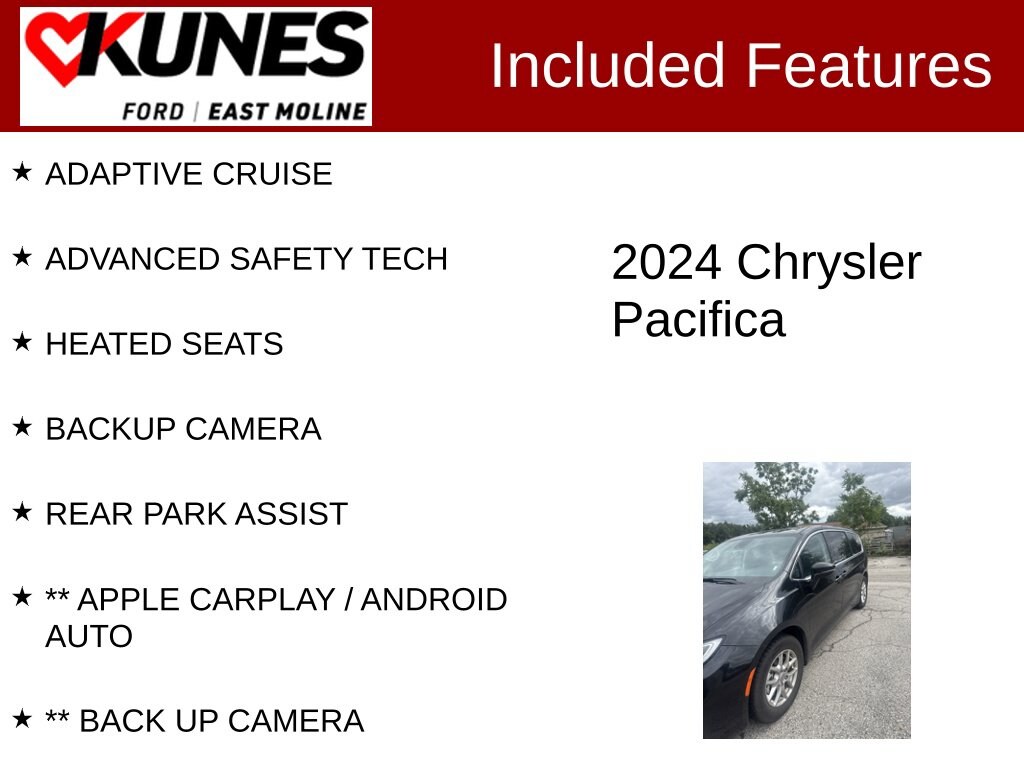 Used 2024 Chrysler Pacifica Touring L Van Passenger Van