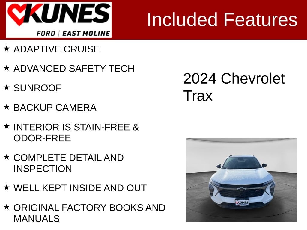 Used 2024 Chevrolet Trax 2RS SUV