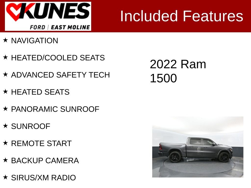 Used 2022 Ram 1500 Laramie Truck Crew Cab