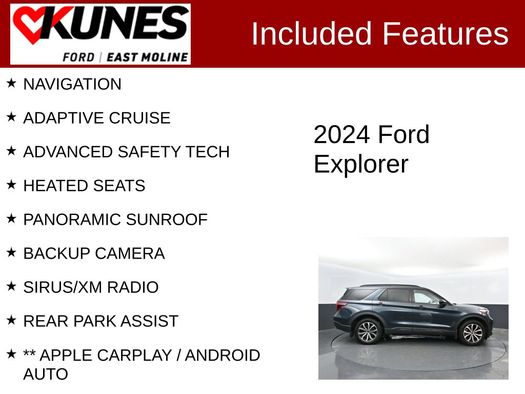 Used 2024 Ford Explorer ST-Line SUV