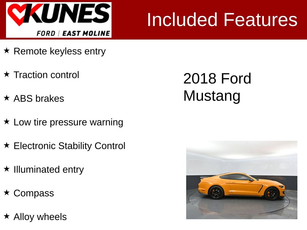 Used 2018 Ford Shelby GT350 Shelby GT350 Coupe