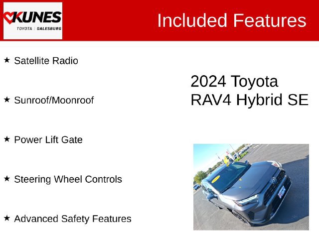 Used 2024 Toyota RAV4 Hybrid SE Sport Utility