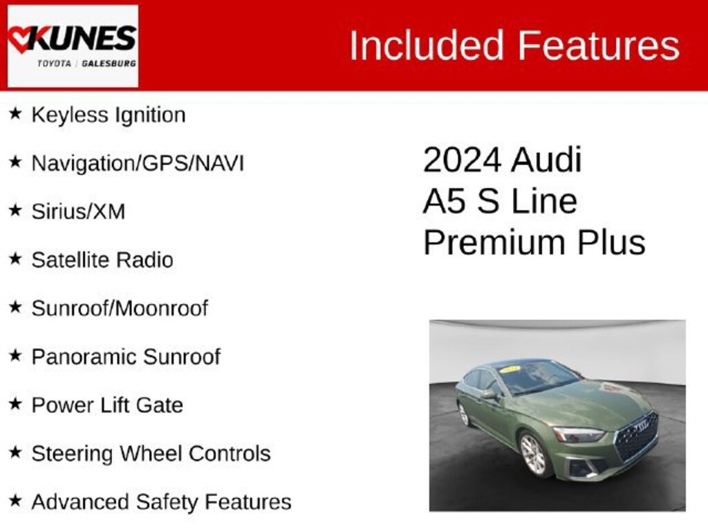 Used 2024 Audi A5 45 S line Premium Sportback