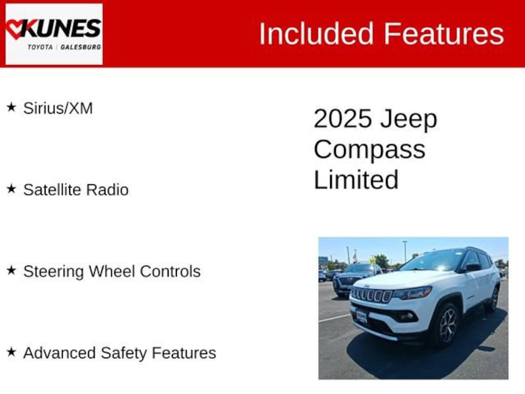 Used 2025 Jeep Compass Limited SUV