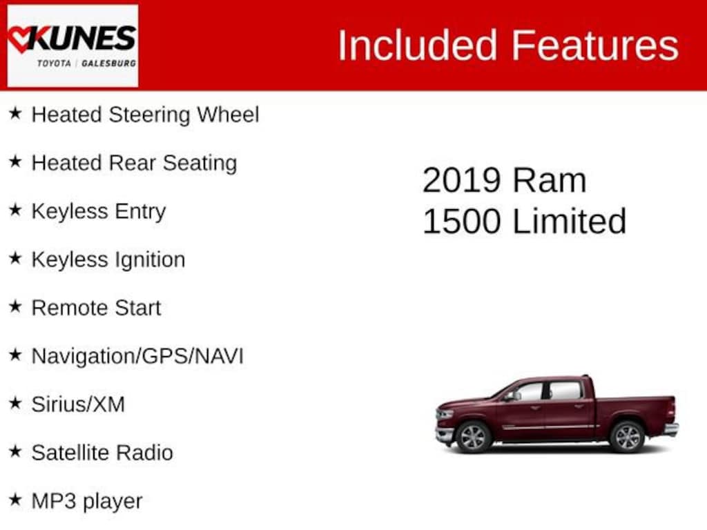 Used 2019 Ram 1500 Limited Truck Crew Cab