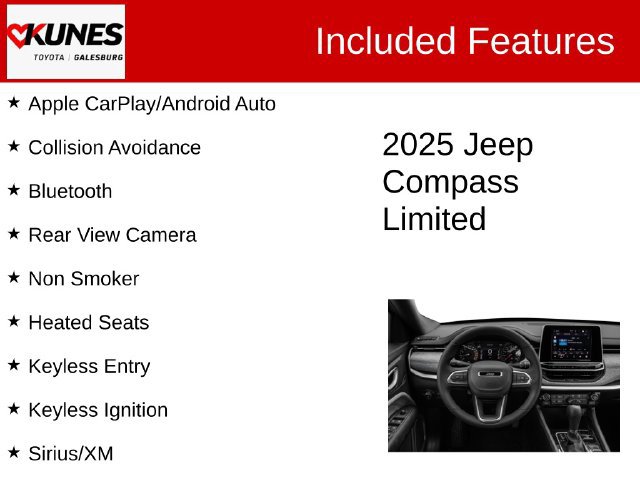 Used 2025 Jeep Compass Limited SUV
