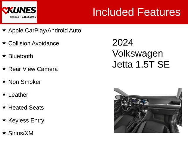 Used 2024 Volkswagen Jetta 1.5T SE Sedan