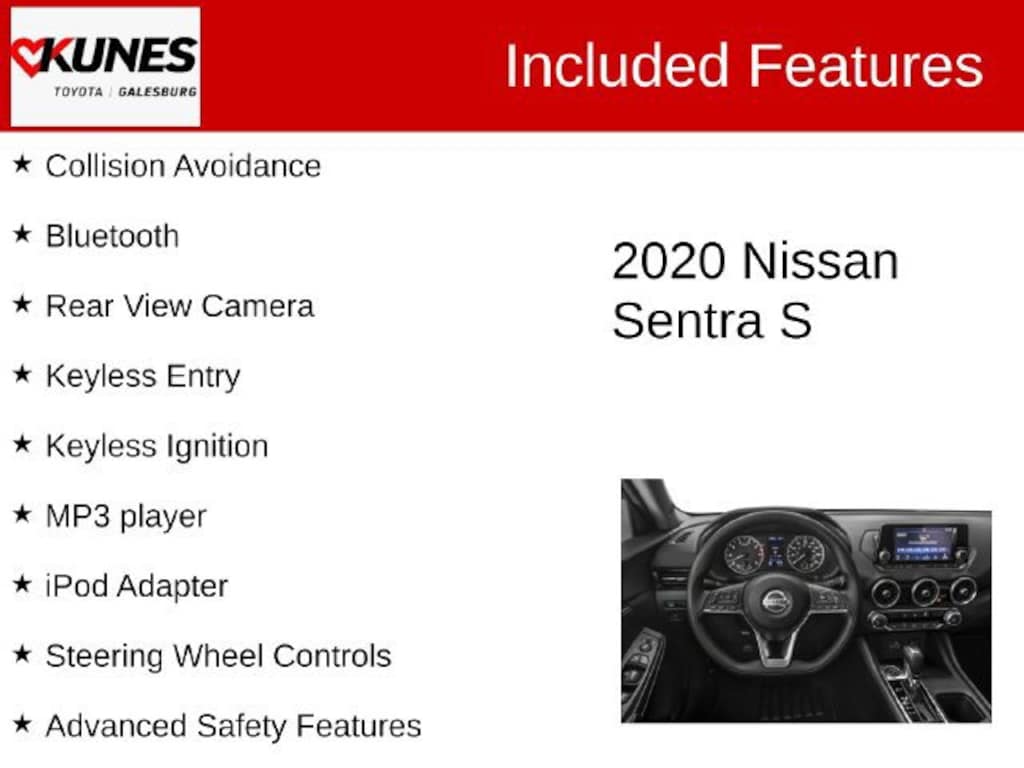 Used 2020 Nissan Sentra S Sedan