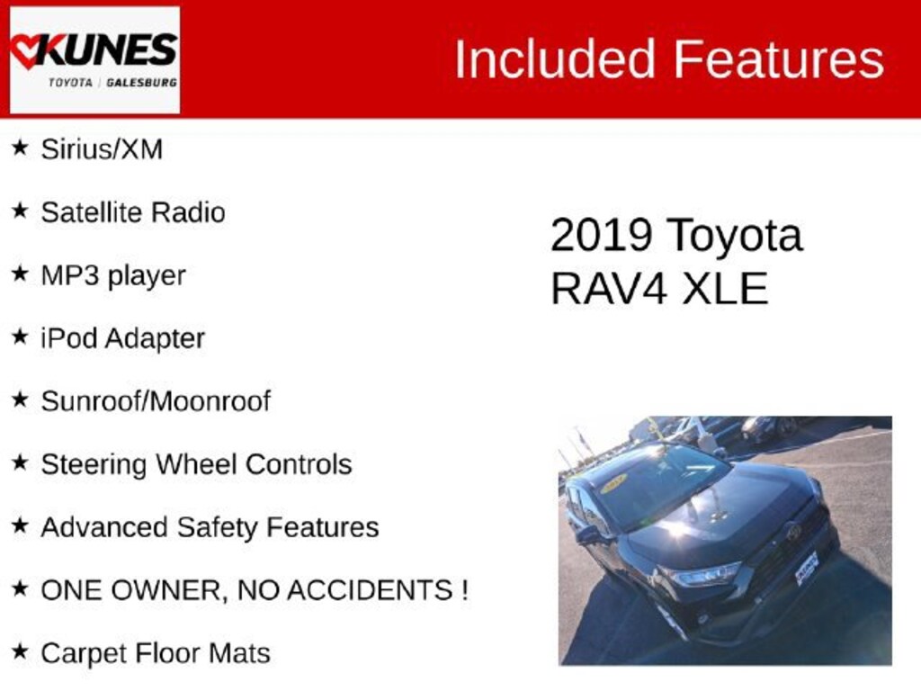 Used 2019 Toyota RAV4 XLE SUV