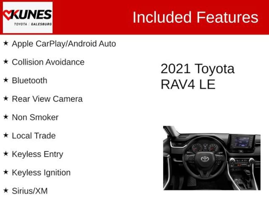 Used 2021 Toyota RAV4 LE SUV