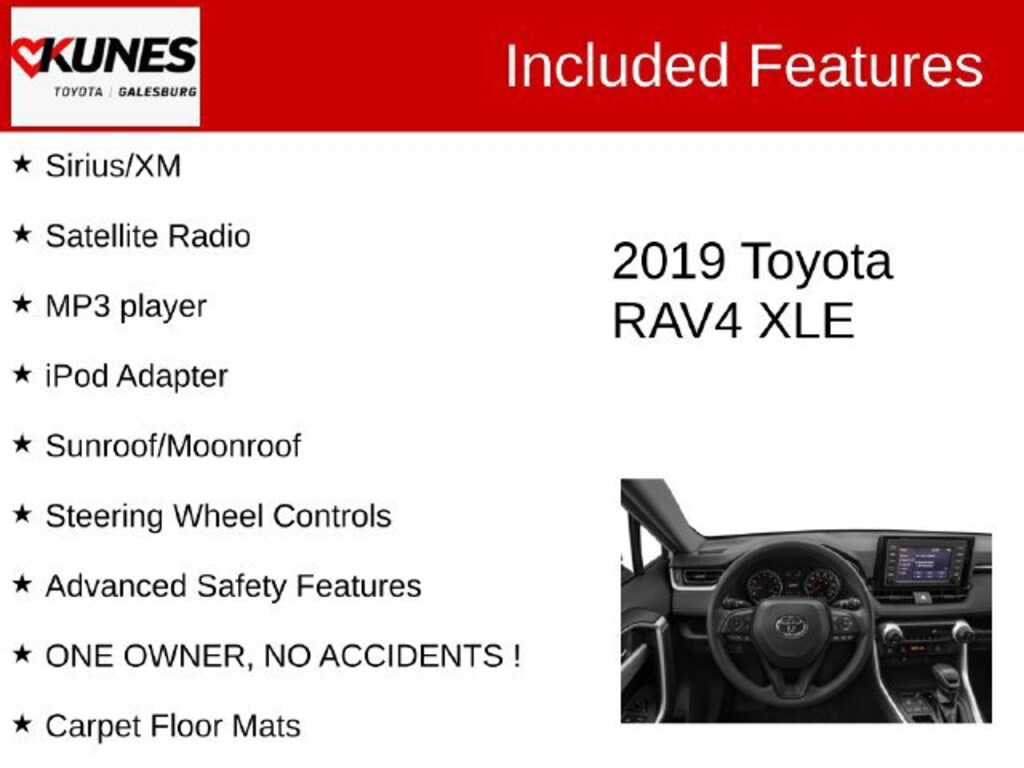 Used 2019 Toyota RAV4 XLE SUV