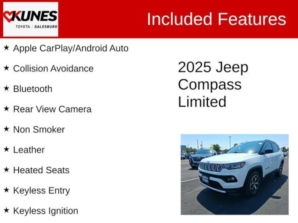 Used 2025 Jeep Compass Limited SUV