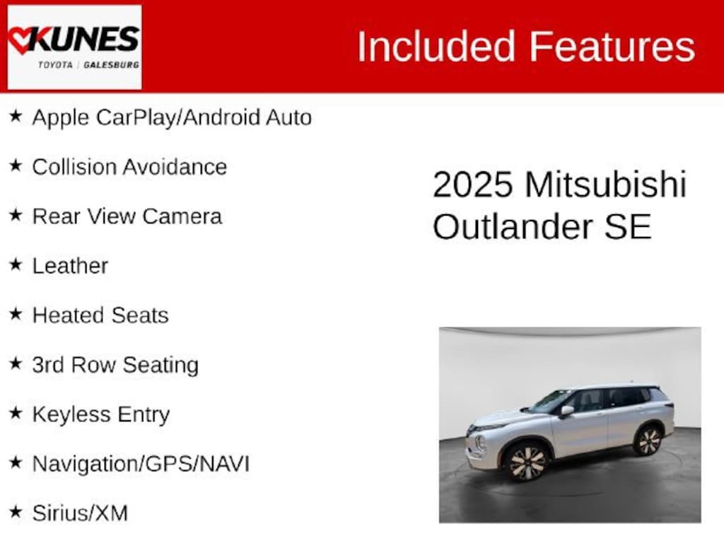 Used 2025 Mitsubishi Outlander SE SUV