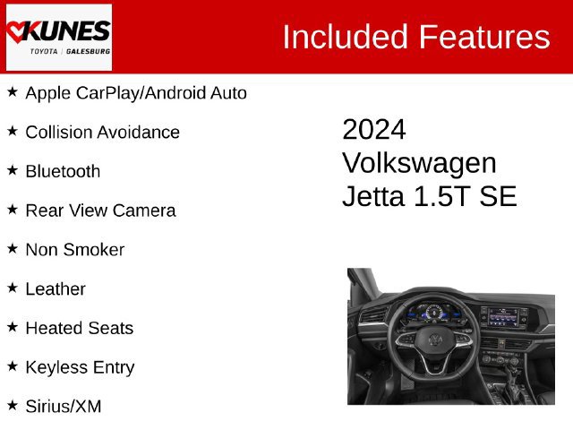 Used 2024 Volkswagen Jetta 1.5T SE Sedan
