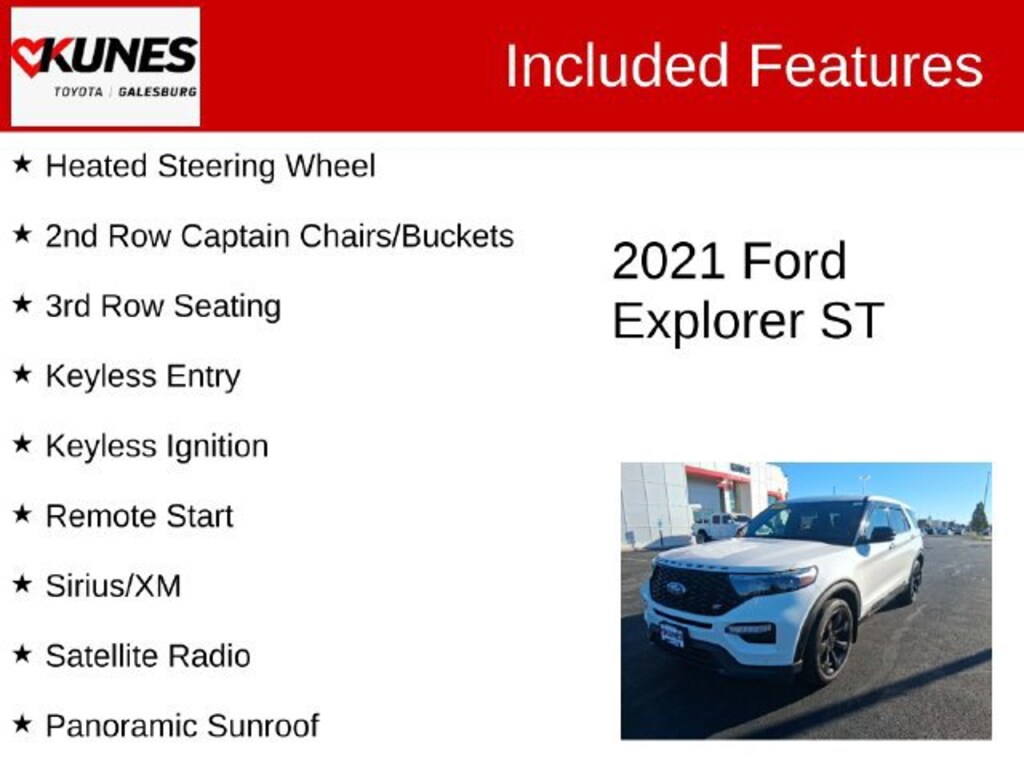 Used 2021 Ford Explorer ST SUV