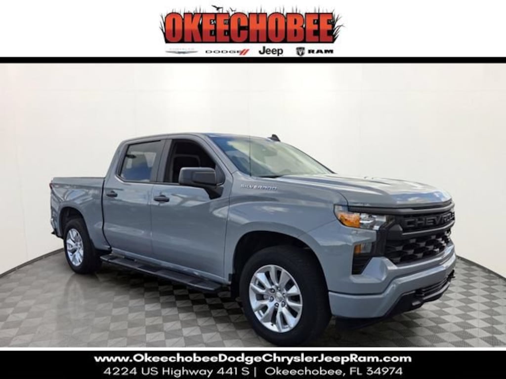 Used 2024 Chevrolet Silverado 1500 Custom 2WD Crew Cab 147 Custom