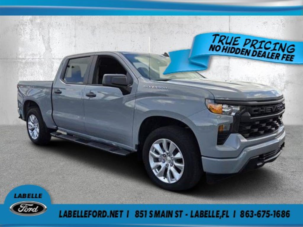 Used 2024 Chevrolet Silverado 1500 Custom 2WD Crew Cab 147 Custom
