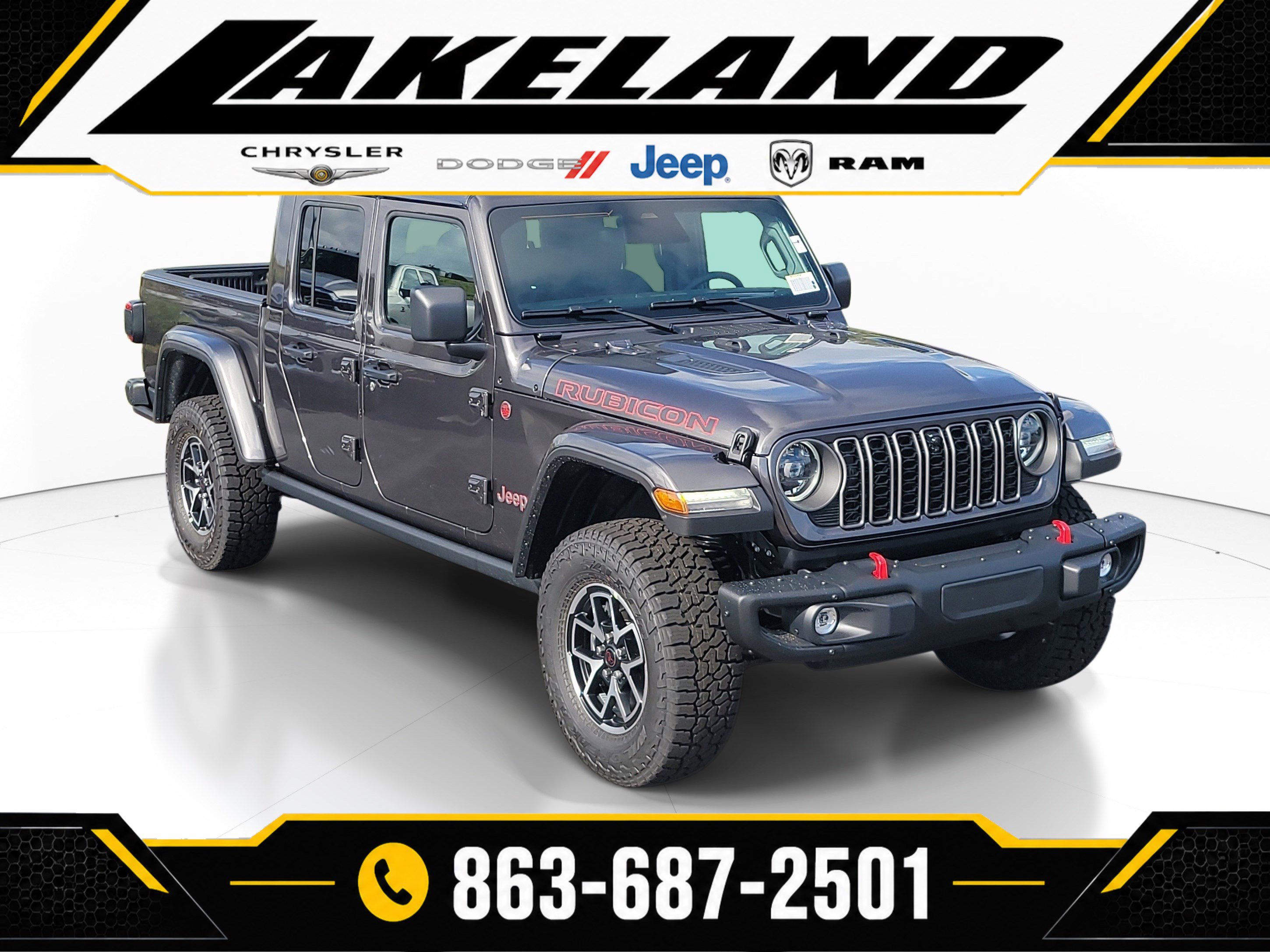 New 2026 Jeep Gladiator RUBICON X 4X4 Pickup
