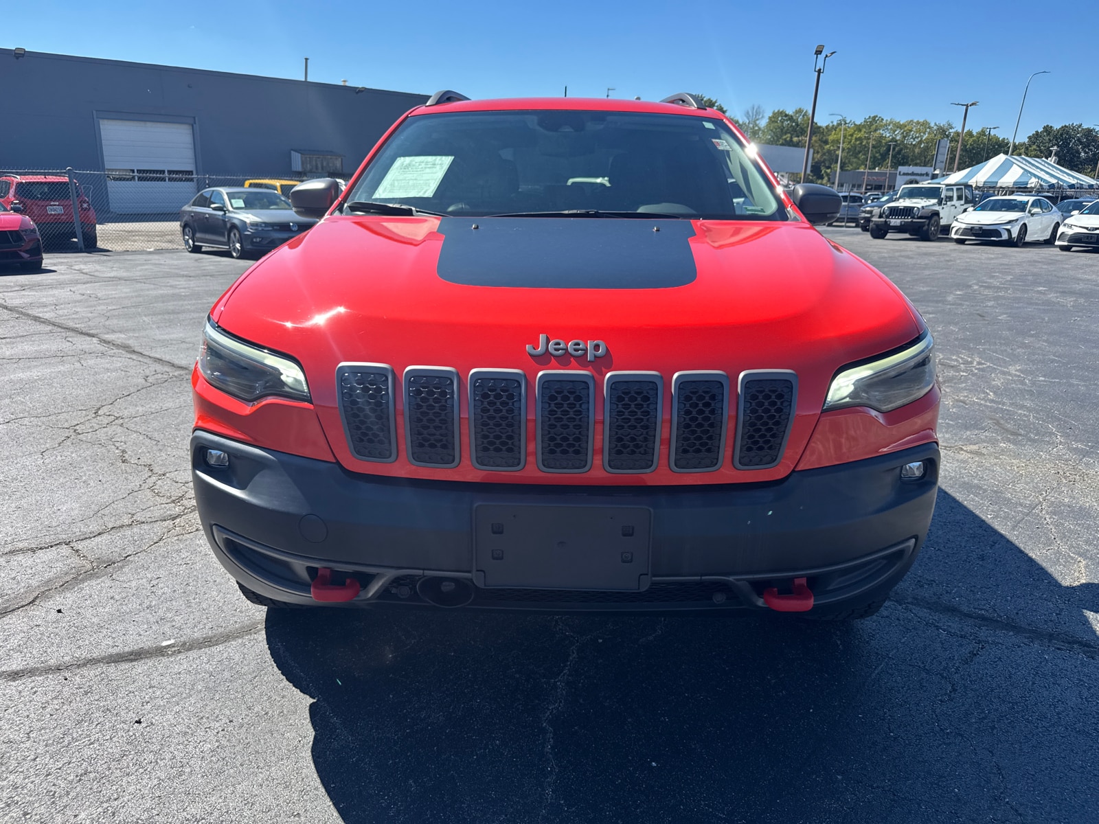 Used 2021 Jeep Cherokee Trailhawk with VIN 1C4PJMBXXMD180857 for sale in Kansas City