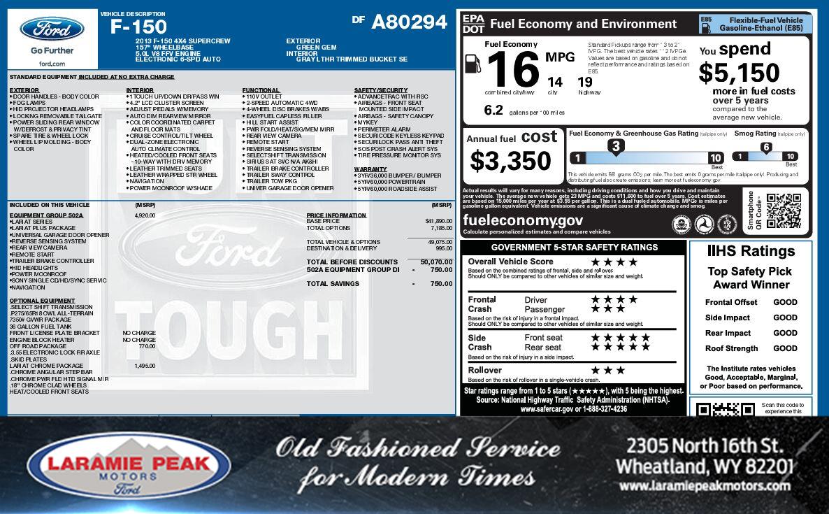 2013 Ford F-150 Truck 