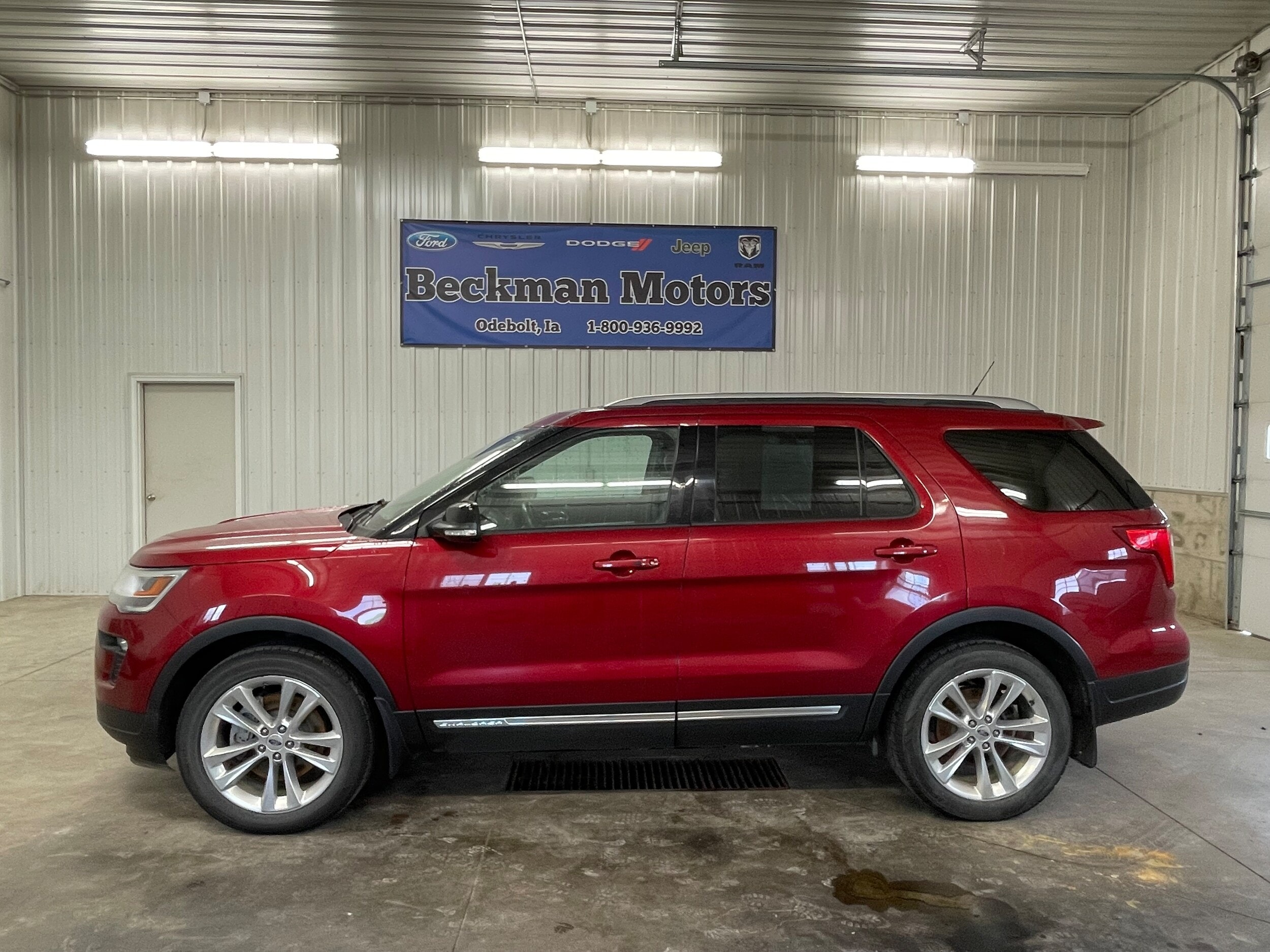 Used 2018 Ford Explorer XLT with VIN 1FM5K8D81JGB99854 for sale in Odebolt, IA