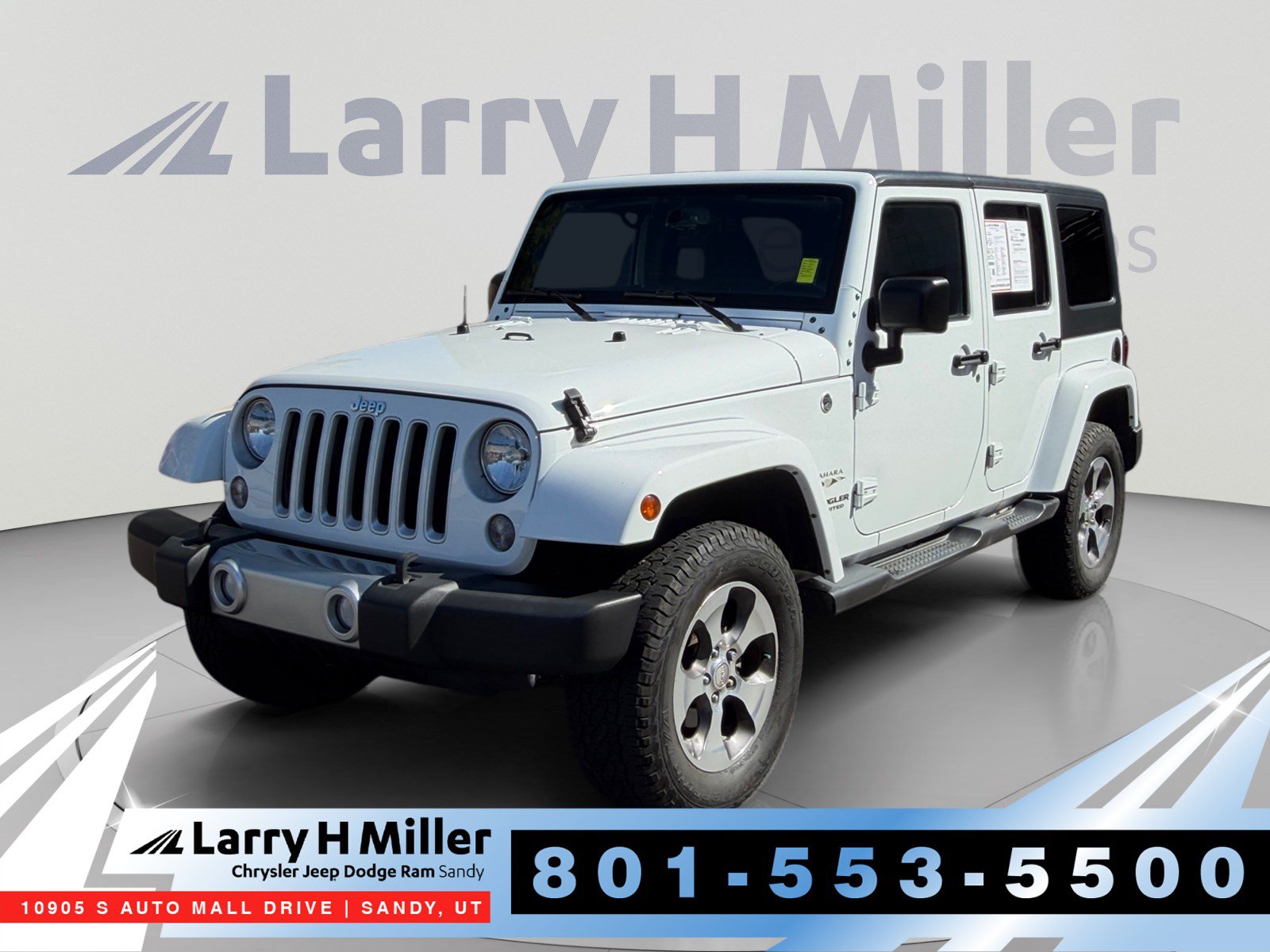 Used 2016 Jeep Wrangler Unlimited Sahara Convertible Sandy, UT