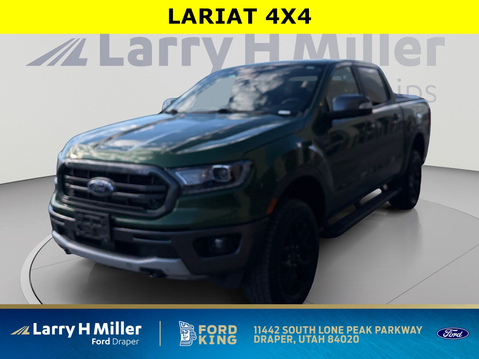 Used 2023 Ford Ranger LARIAT 4WD SuperCrew 5 Box I4 Engine Draper, UT