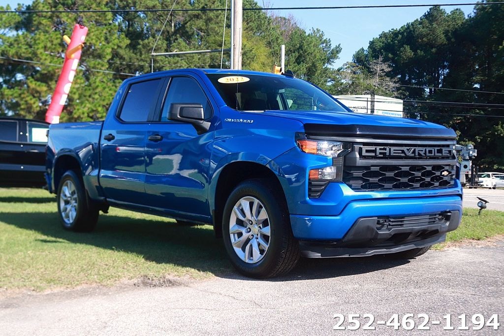 Used 2022 Chevrolet Silverado 1500 Custom Truck Crew Cab