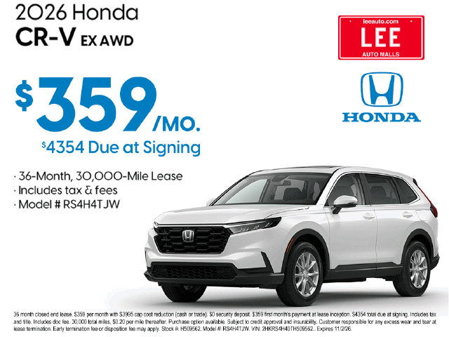 New 2027 Honda CR-V LX SUV