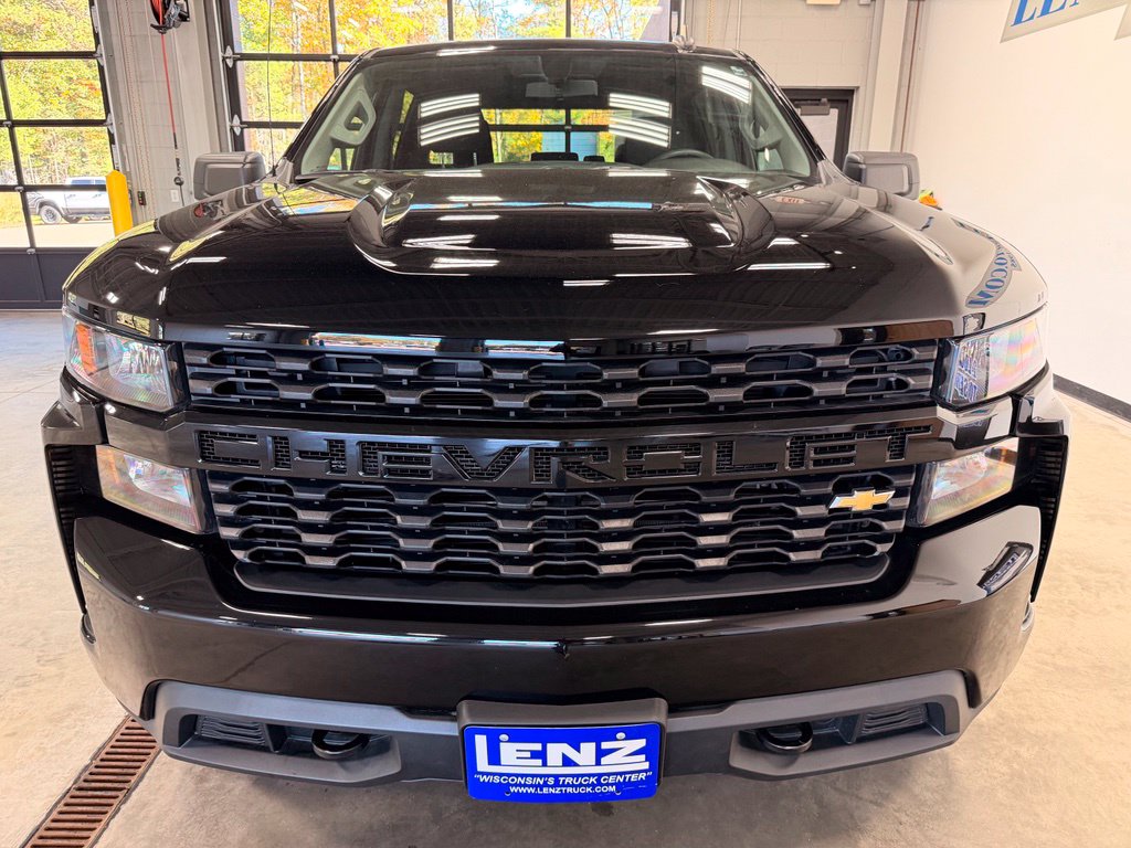 Used 2021 Chevrolet Silverado 1500 4x4 Crew Cab Custom Truck