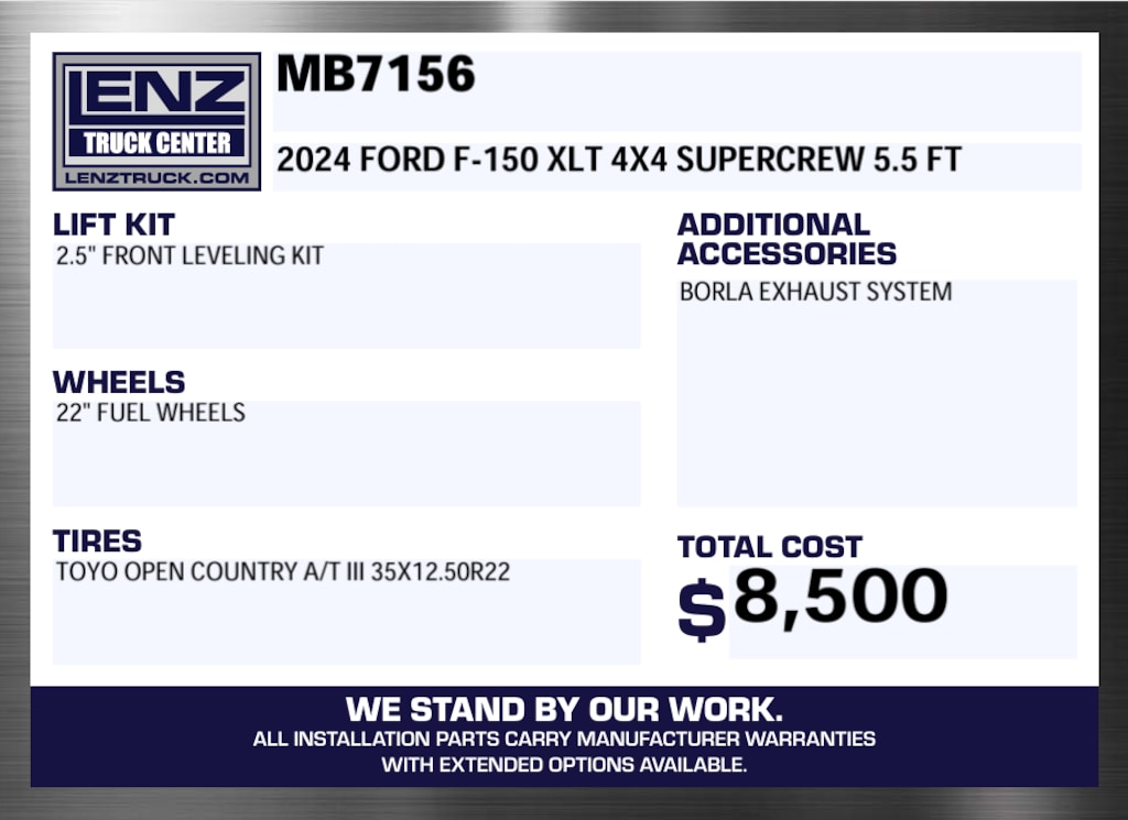Used 2024 Ford F-150 4x4 SuperCrew XLT Truck