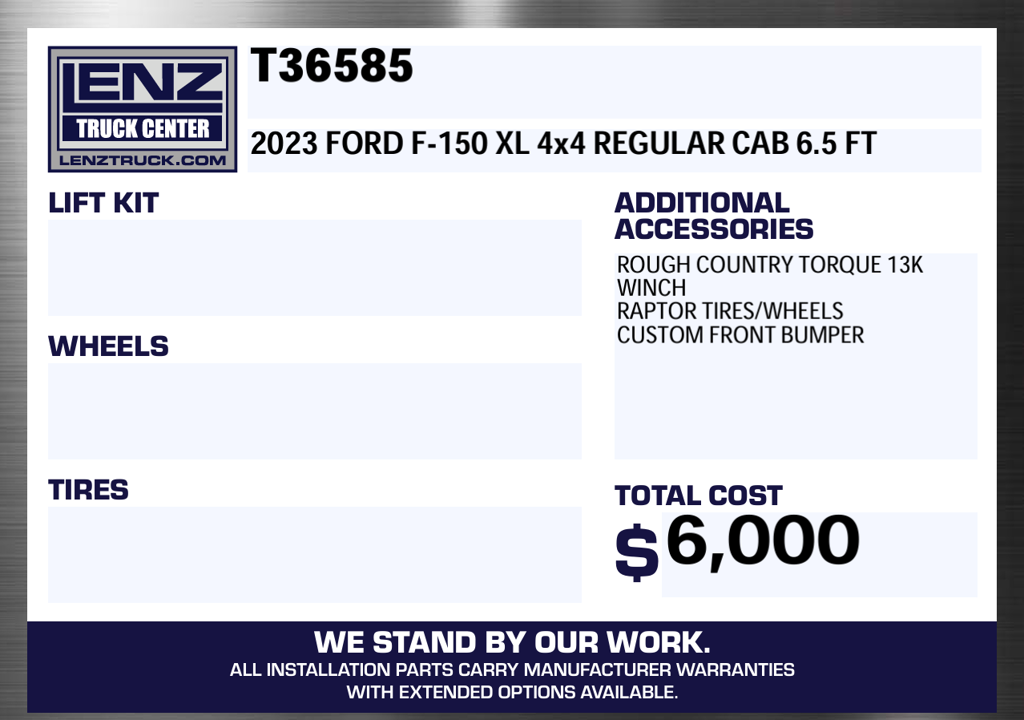 Used 2023 Ford F-150 4x4 Regular Cab XL Truck