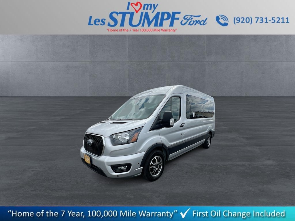 Certified 2025 Ford Transit-350 Passenger XL Wagon Medium Roof Van
