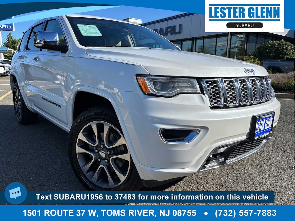 Used 2017 Jeep Grand Cherokee Overland 4x4 SUV