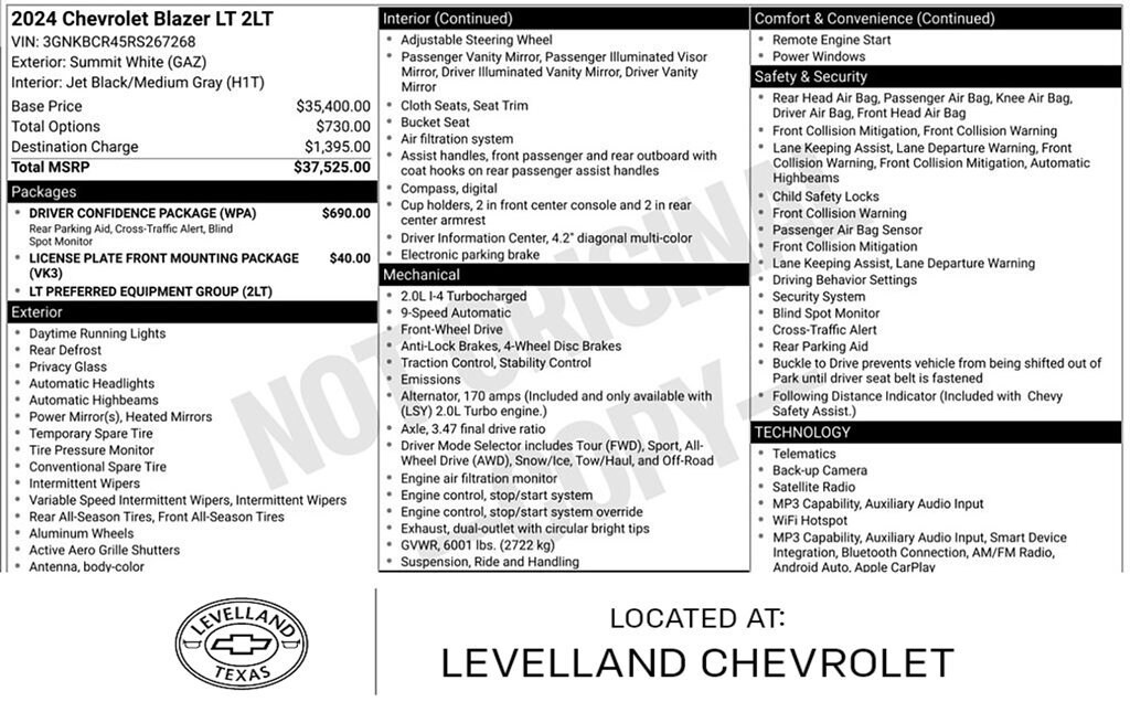 Used 2024 Chevrolet Blazer 2LT SUV