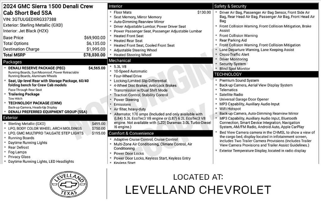 Used 2024 GMC Sierra 1500 Denali Truck Crew Cab