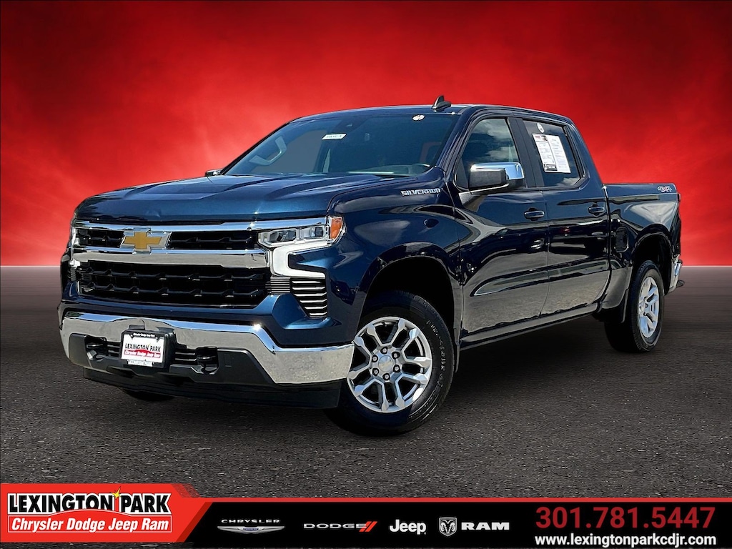 Used 2022 Chevrolet Silverado 1500 LT 4WD Crew Cab 147 LT w/2FL